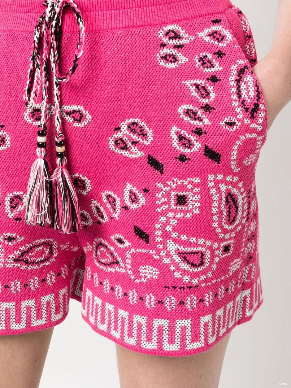 Affordable pique bandana-print Alanui Women shorts 0727